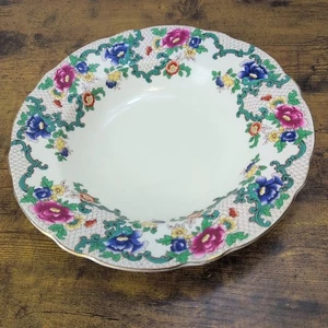 1x Deep Soup Dish Bowl Royal Cauldon "Victoria" Pattern, Vintage Retro - Picture 1 of 7