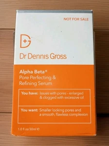 DR. DENNIS GROSS ALPHA BETA PORE PERFECTING & REFINING SERUM 1 OZ NIB - Picture 1 of 3