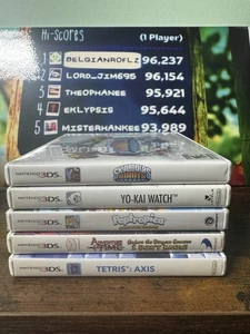 Nintendo 3DS Paquete 5 Juegos Luigi Tetris Poptropica Yo-Kai Watch Skylanders CIB - Imagen 1 de 20