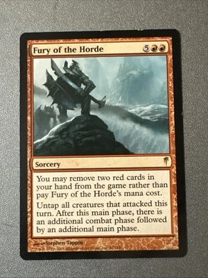 Fury Of The Horde X1 Coldsnap Cold Snap Ex Condition See Pics Front/back - Image 1 of 2