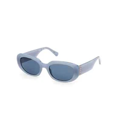 Gafas de sol Guess GU8260 20V azul claro plástico ovaladas de moda marco 54-20-140 Foto 1 de 4