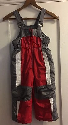 ZeroXposur Snowsuit 2T Red Grey Ski Snow Pants Waterproof Adjustable Straps - Image 1 of 4