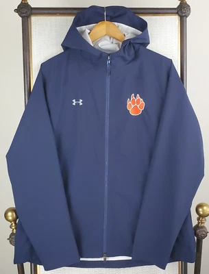 UNDER ARMOUR x CLEMSON Size XL Womens 2.5L Waterproof Full Zip Jacket Hooded - Image 1 of 4
