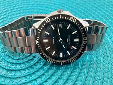 VINTAGE ORIGINAL TIMEX DIVERS STYLE WATCH MECHANICAL WITH DATE WORKING 38MM