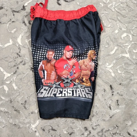 WWE Superstars Swim Shorts Youth M Board Shorts John Ceena Wrestling Mens Cover