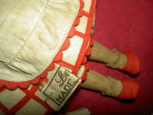 Antique 1930, tagged LENCI miniature felt doll, series 300/15 jointed legs AS IS - Picture 1 of 24