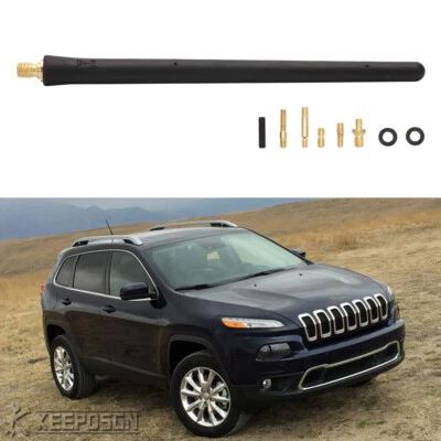 Para Jeep Cherokee 2014-2019 7" Antena Coche Mástil Varilla Techo AM/FM Recepción Señal Foto 1 de 4