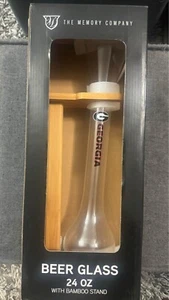Georgia Bulldogs 24oz glass with stand - Picture 1 of 1