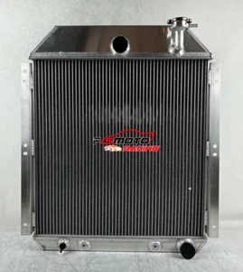 3 Row Aluminum Radiator for 1947-1954 48 49 GMC Panel Truck Pickup L6 Engine AT - Foto 1 di 5
