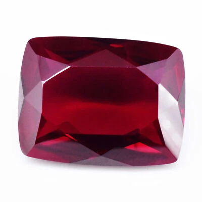 Cojín granate piropo rojo natural 62,20 quilates corte 27x20 mm gema suelta Mozambique Foto 1 de 4
