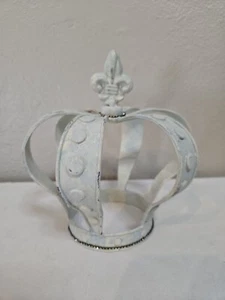 Corona de metal de 8" de alto decoración tema princesa - Imagen 1 de 9