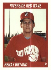 1990 Riverside Red Wave Cal League Cards #13 Renay Bryand