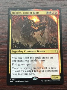 1x RAKDOS, LORD OF RIOTS - Ravnica - MTG - Magic the Gathering - Picture 1 of 1