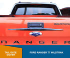 Fits Ford Ranger T7 Wildtrak 2015-2018 Rear Tail Gate Light Trim Matte Black