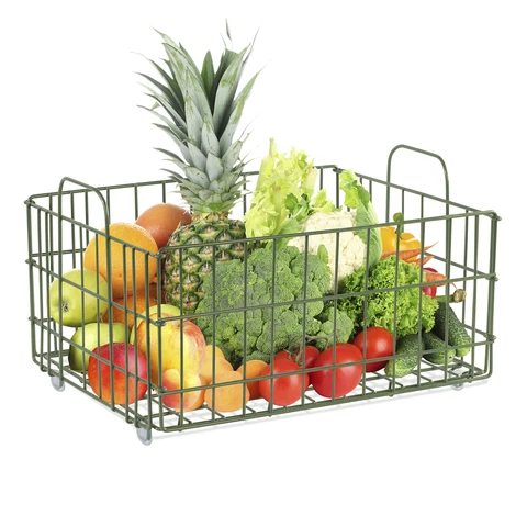 Basket - Wire Green Cover