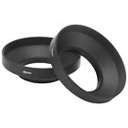 2PCS Screwin Mount Alloy Wide Angle Lens Hood Cover For 46mm Filter Camera L REL