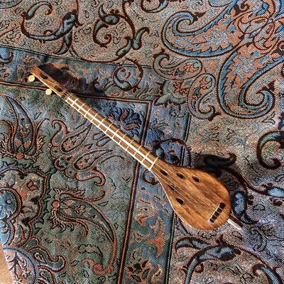 Strumento decorativo Setar con supporto - Immagine 1 di 3