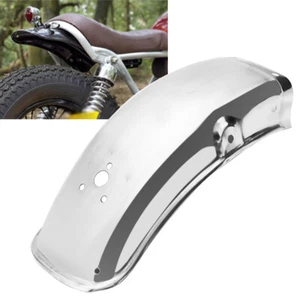 For Suzuki GN125/GN250  Rear Fender Mudguard Stainless Steel Chrome Motorcycle - Picture 1 of 10