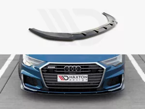Front Diffuser Diffusor V2 Maxton Design Gloss Black For Audi S6 / A6 S-Line C8 - Picture 1 of 4