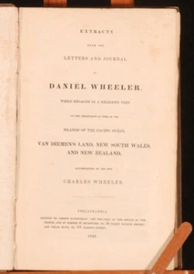 1840 DANIEL WHEELER Extracts Letters Journals TRAVEL - Foto 1 di 8
