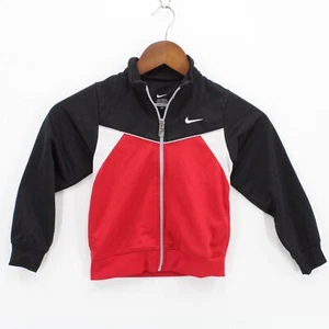 Vintage Nike Track Jacket Kids Multicolor Color Block Full Zip Size 4T Y2K - Picture 1 of 8