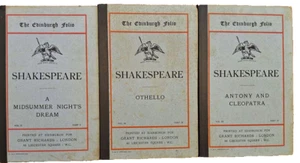 THE EDINBURGH FOLIO OF SHAKESPEARE, THREE VOLUMES - Picture 1 of 4
