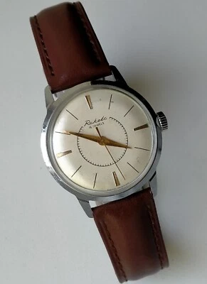 Raketa 2609 Model 651162 Original Vintage Soviet Mechanical Luxury Watch 1960s - Image 1 of 4