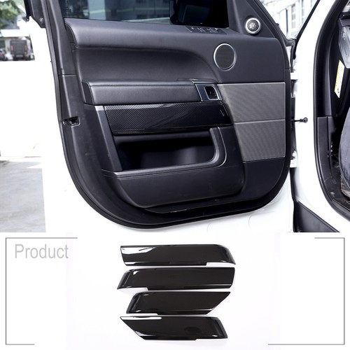 Carbon Fiber Style Interior Door Panel Cover Decor Trim For Range Rover ...