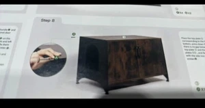 Cat Litter Box Enclosure, Rustic Color Brown - Picture 1 of 6