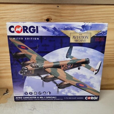 Corgi 1/72 Diecast AA32619 Avro Lancaster Mk.I Johnny Walker WWII Bomber - Image 1 of 3