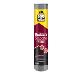 Good and Proper Builders Silicone - White - 300ml - Picture 1 of 1
