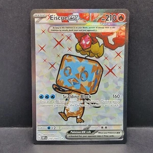 Eiscue ex 210/197 Obsidian Flames Ultra Rare Full Art Pokemon - Picture 1 of 2