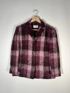 Basler Plaid Check Designer Jacket Blazer Size 16 UK EU 42 Country Classic Tweed - Picture 1 of 14