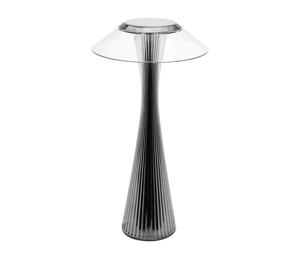 KARTELL SPACE LAMPADA DA TAVOLO A BATTERIA TITANIO LED 9220/TT NUOVO ORIGINALE
