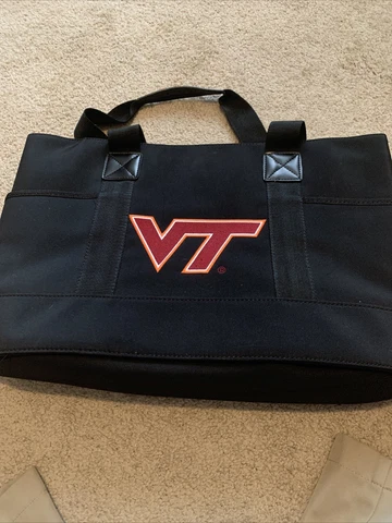 Sandol Black Virginia Tech Hokies Bag 17x 11 Excellent Condition Very Versitial Cover