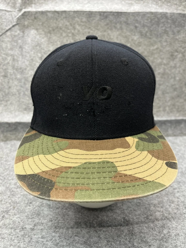 Gorra Yo Logo Decky Gorra Snap Back Adulto Negro Verde Camuflaje Mezcla Algodón Patín Foto 1 de 4