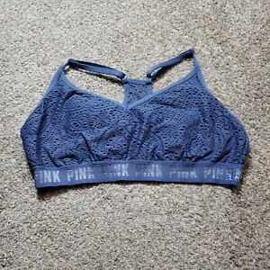 Pink Sports Bra Ultimate Lightly Lined XL Blue