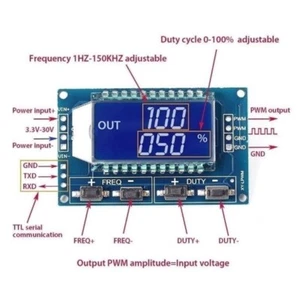 Modul Generator PWM Hohe Qualit?t Impuls Signal Zuverl?ssig 1 Hz-150 KHz - Bild 1 von 8