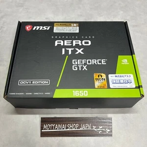 Placa de gráficos MSI GeForce GTX 1650 D6 AERO ITX J OC VD7557 ¡Funciona probada ¡Buena! - Imagen 1 de 14