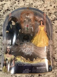 Beauty and the Beast Live Action Movie Enchanted Rose Scene 3.75" Figures Sealed - Picture 1 of 1