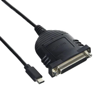 StarTech.com USB C to Parallel Printer Cable - DB25 Female Port for IEEE1284 Pri - Picture 1 of 3