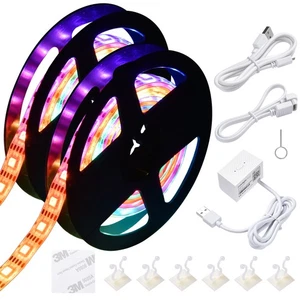 Xcceries 13" WIFI LED Strip Light Kit w/ App Control Alexa Google 5050 Clearence - Picture 1 of 11