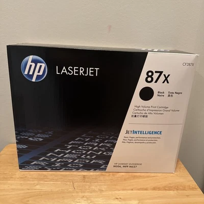 Toner HP CF287X 87X Genuíno de Alto Rendimento – Preto – Nova Caixa Selada de Varejo - Imagem 1 de 2
