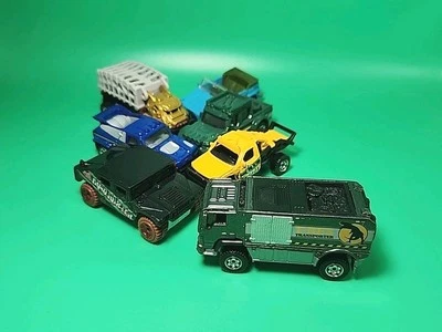 7pc Matchbox Dinosaur Explorer SUV Car Set Jurassic Hummer Diecast Vehicle Lot - Image 1 of 4