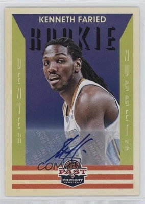 2012-13 Panini Past & Present Signatures Kenneth Faried #184 Rookie Auto RC - Image 1 of 2