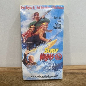 Surf Ninjas VHS Tape 1993 New Line Rob Schneider Leslie Nielsen Comedy SEALED - Picture 1 of 6