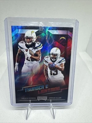 2018 Panini Playoff Thunder & Lightning Melvin Gordon / Keenan Allen #6 C3B - Image 1 of 2