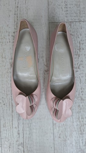 JORDAN Ballerine Charles Jourdan rosa cipria in pelle nuove senza etichette taglia 4 Eu 37