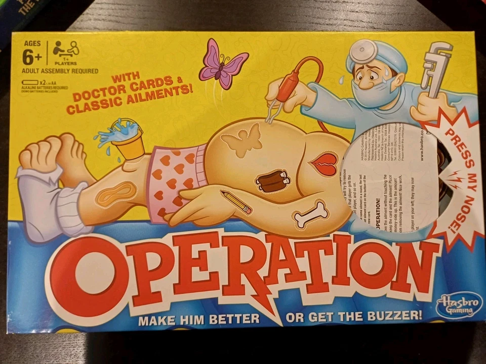 Hasbro Operation Board Game 2015 Classic Family Friendly Edition - Image 1 of 1