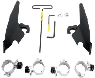 Kit de montaje Memphis Shades Trigger-Lock para carenado Batwing - negro MEB2008 Foto 1 de 3